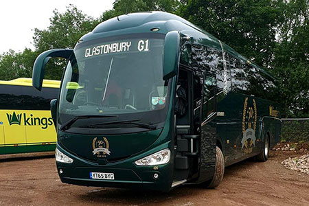 Transporting the thousands to Glastonbury Festival