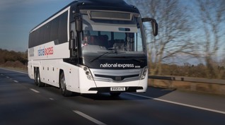 An image of a National Express coach